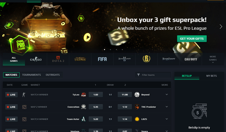 Get Ready for ESL Pro League with Lootbet’s 3 Gift Superpack