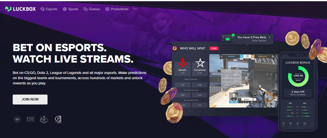 2022 03 06 09 04 48 Bet on esports with Luckbox esports betting done right