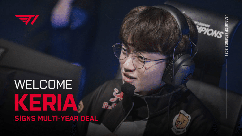 Keria Signs for T1 Ahead