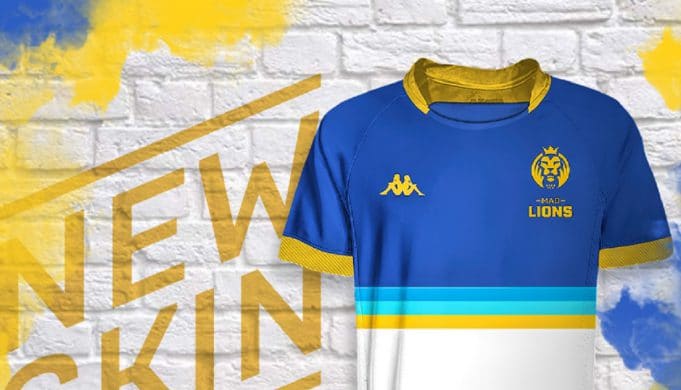 MAD Lions changes the colours and puts blue on its new T-shirt
