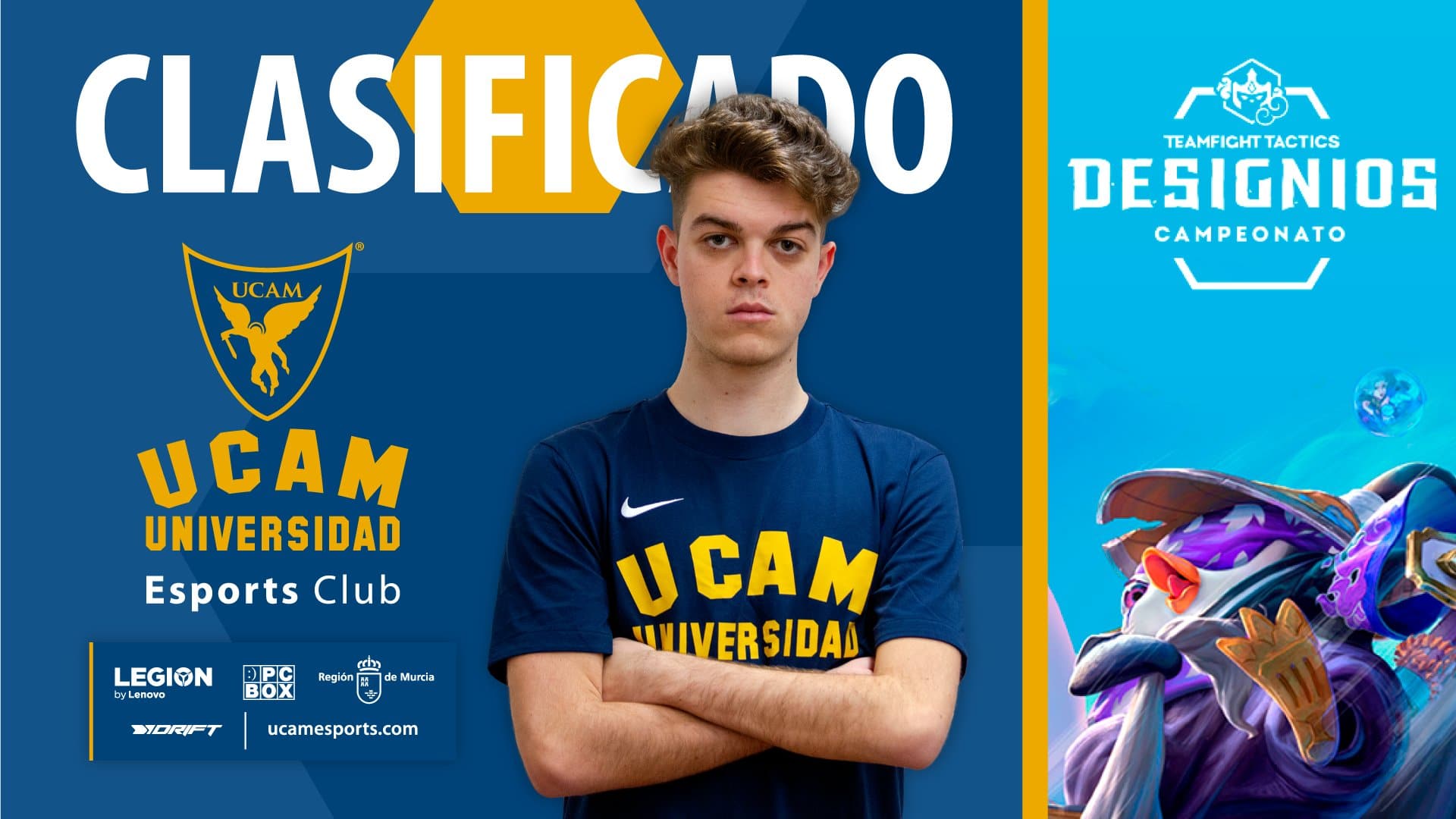 Safo from UCAM Esports qualifies for the European Championship of TFT
