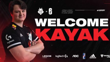 Kayak Becomes G2 Esports’ Fifth Rainbow Six Player