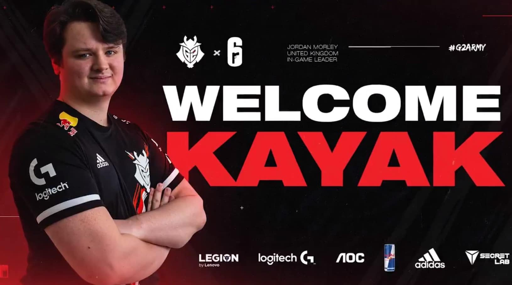 Kayak Becomes G2 Esports Fifth Rainbow Six Player