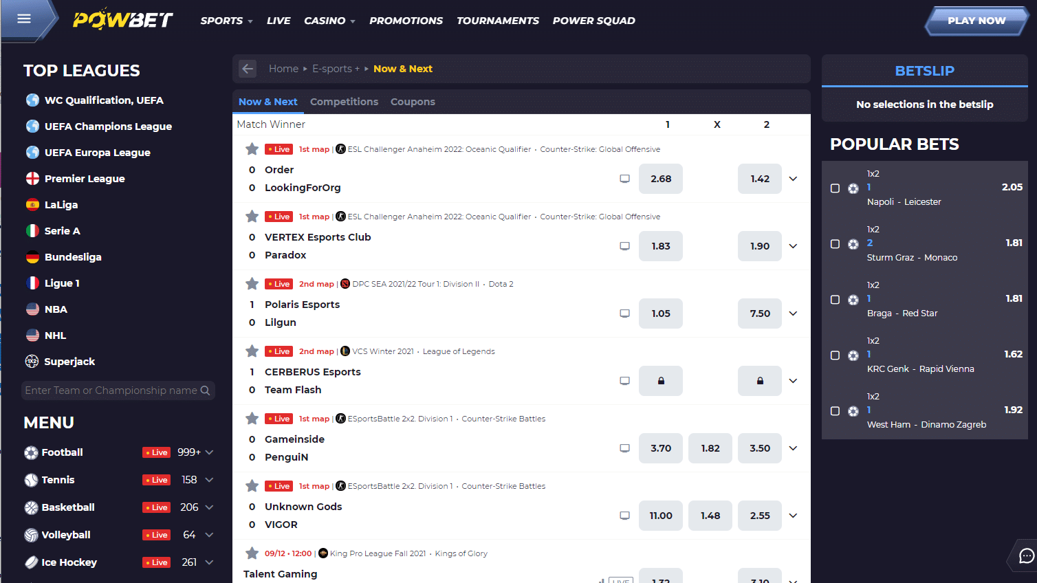 2021 12 09 11 03 37 Sports Games of Chance Powbet