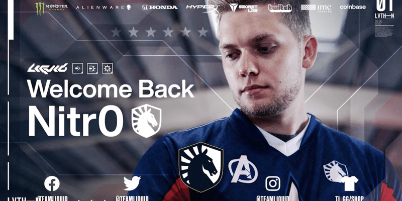 Team Liquid announces the return of nitr0 to its CS:GO team as captain