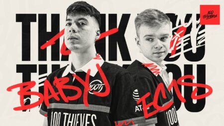 100 Thieves separates its two recruits, BabyJ and ec1s, after only two games