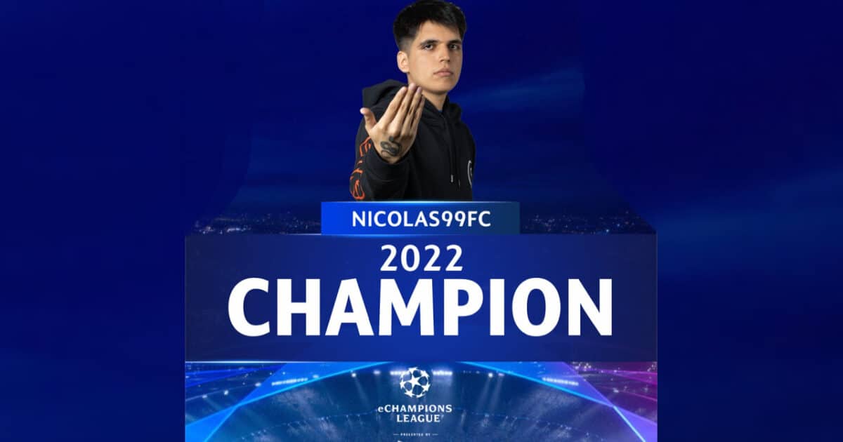 Nicolas99fc wins eChampions League