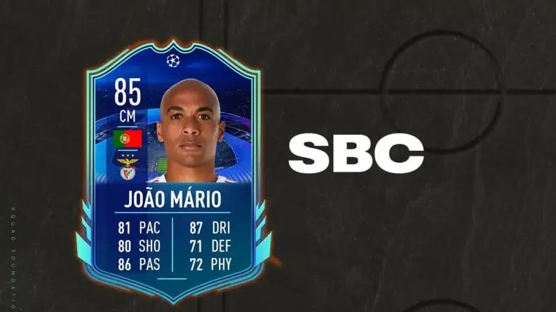 This is the FIFA 23 RTTK João Mario SBC