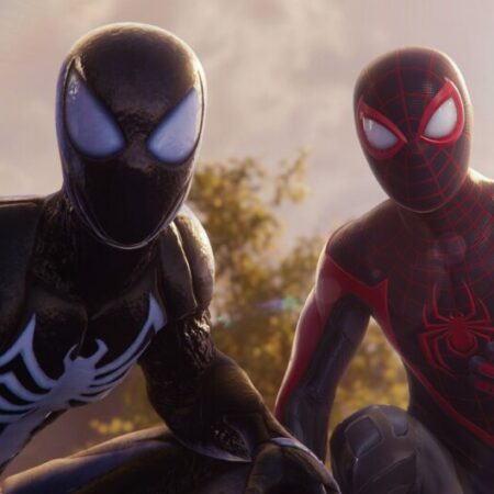 Peter Parker wears the Symbiote Suit in the first gameplay trailer of Marvel’s Spider-Man 2