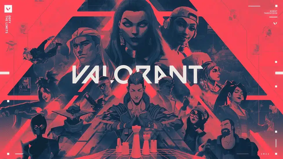 Download A thrilling scene from the popular game Valorant Wallpaper