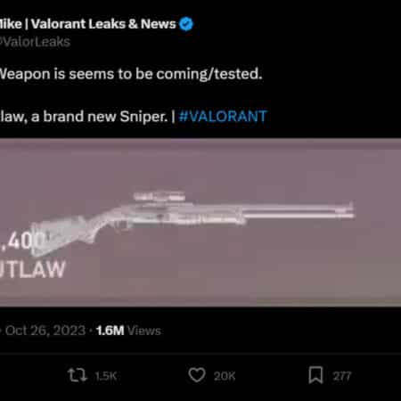 Valorant’s New Sniper Rifle Outlaw Leaked: Here’s What We Know
