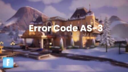 Fornite: Epic Games Error Code AS-3