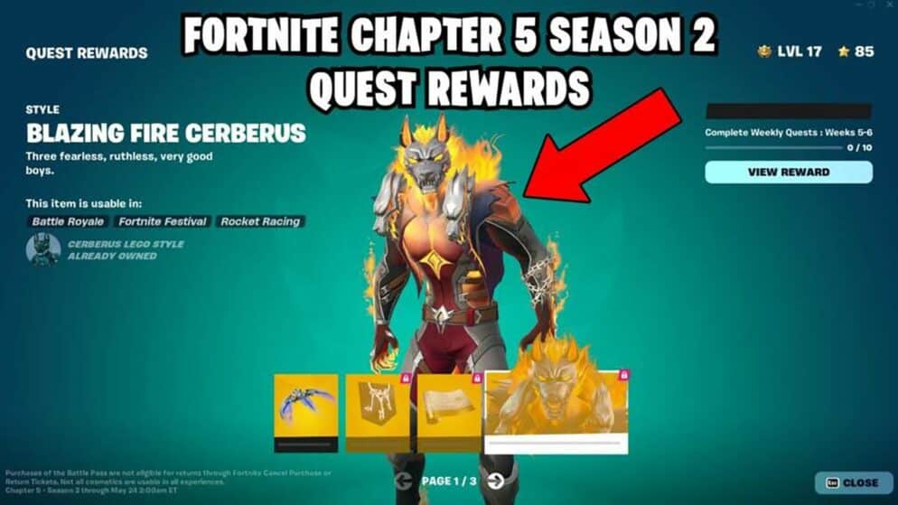 Fortnite: Chapter 5 Season 2 Quest Rewards Revealed