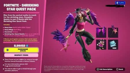 Fortnite: How to Get Shrieking Star Quest Pack?