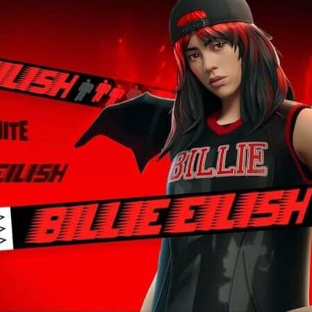 Billie Eilish Fortnite Skin Red Roots