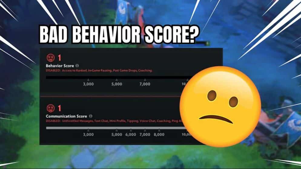 Dota 2: How to Increase Your Behavior Score