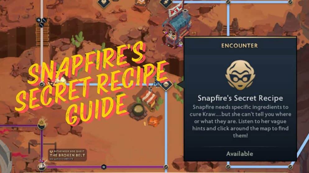Collecting Ingredients for Snapfire’s Secret Recipe
