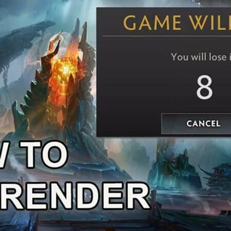 DOTA 2: How to Surrender?