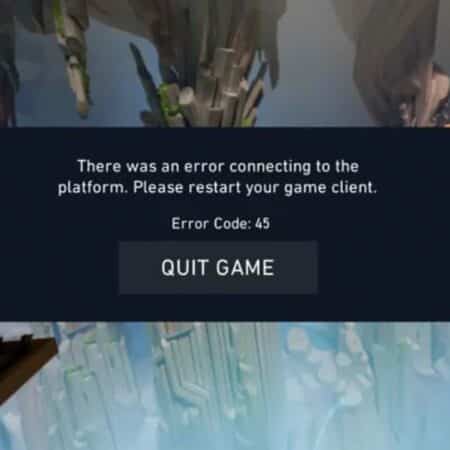 Valorant Error Code 45 Fix: Effective Solutions