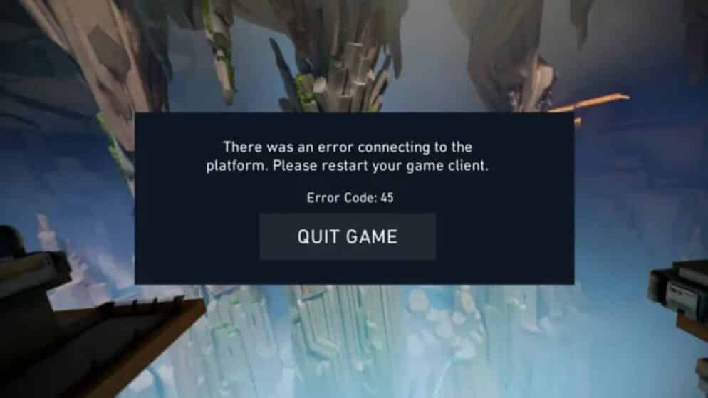 Valorant Error Code 45 Fix: Effective Solutions