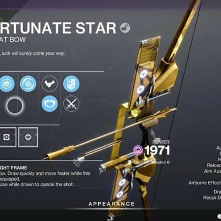 Destiny 2 Fortunate Star God Roll Bow