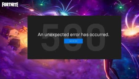 Fortnite 500 Internal Server Error