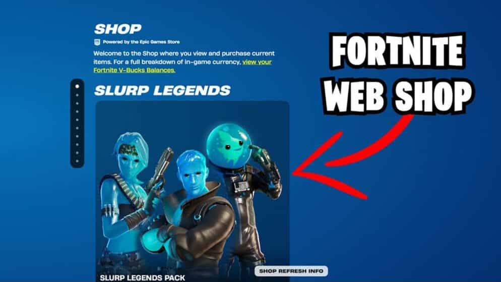 Fortnite Launches New Web Shop