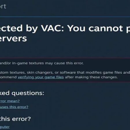 CS2: Disconnected by VAC Error