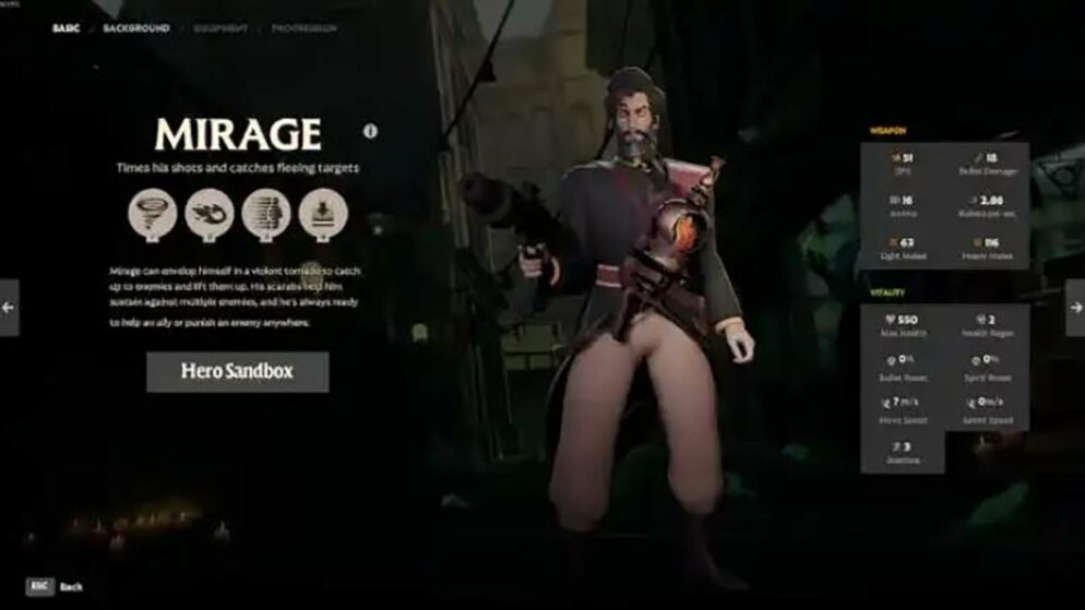Deadlock Update Adds New Hero Mirage