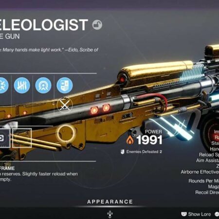 Destiny 2: Speleologist God Roll