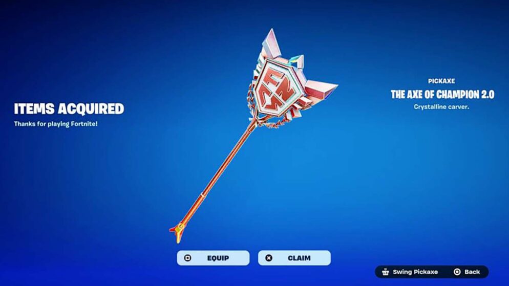 Fortnite: How to Get FNCS Pickaxe