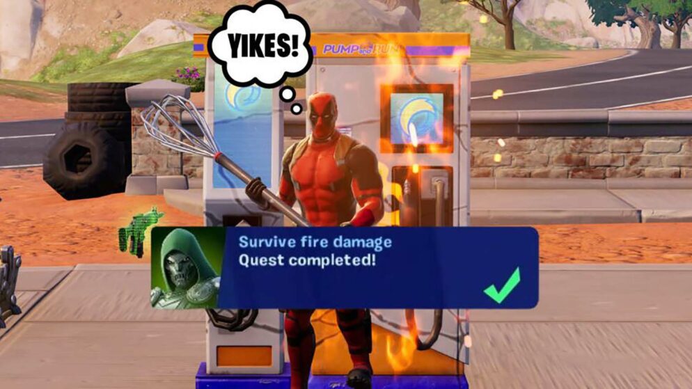 Fortnite: How to Survive Fire Damage