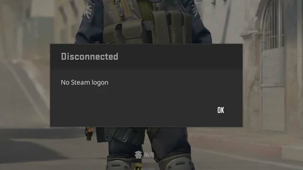 Counter Strike 2: No User Logon Error Fix