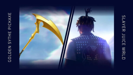 Fortnite: Slayer Juice Wrld Golden Scythe Pickaxe
