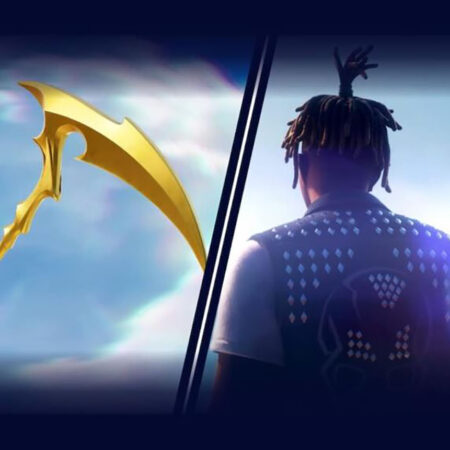 Fortnite: Slayer Juice Wrld Golden Scythe Pickaxe