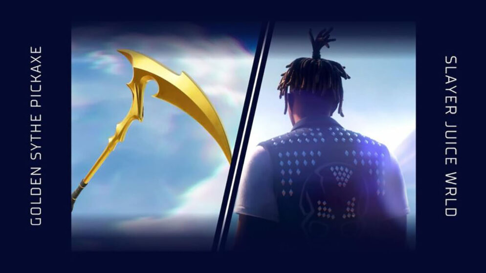 Fortnite: Slayer Juice Wrld Golden Scythe Pickaxe