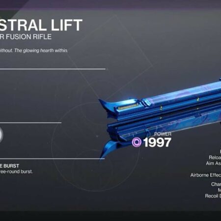 Destiny 2: Mistral Lift God Roll Guide