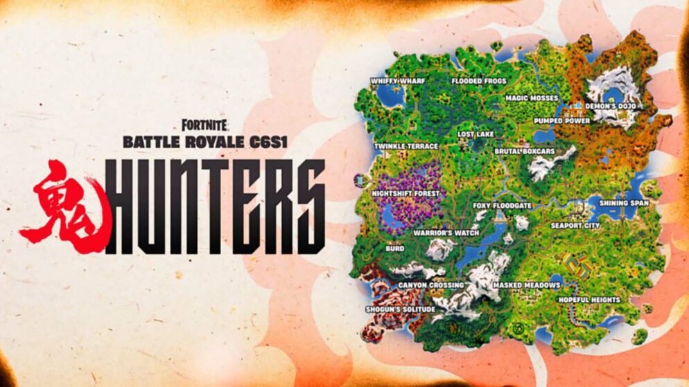 Fortnite Chapter 6: Map All Locations Revealed