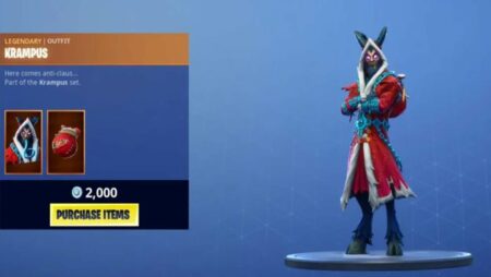 Fortnite: Winterfest Krampus Skin Unveiled