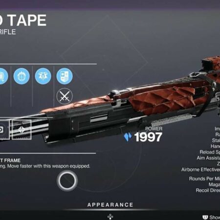Destiny 2: Red Tape God Roll