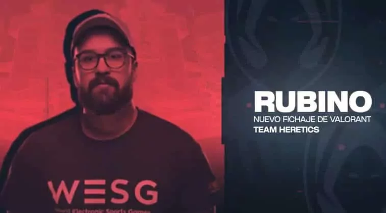RUBINO joins Heretics on Valorant