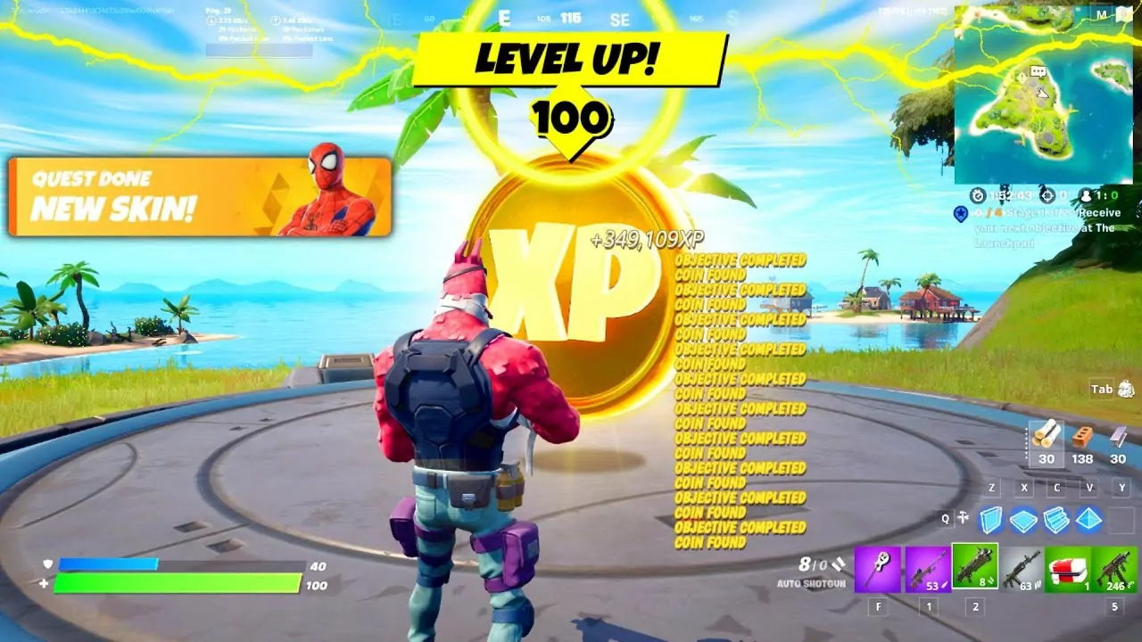 Fortnite Level 100 Glitch