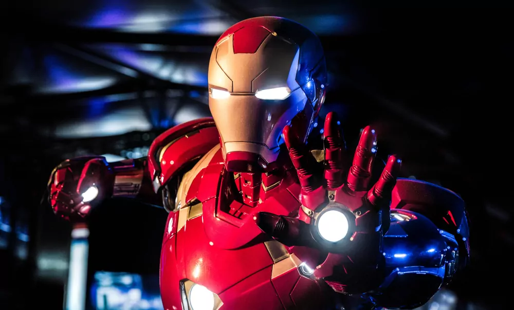 Avengers,Station,,London, ,February,2019:,An,Ironman,Costume,On
