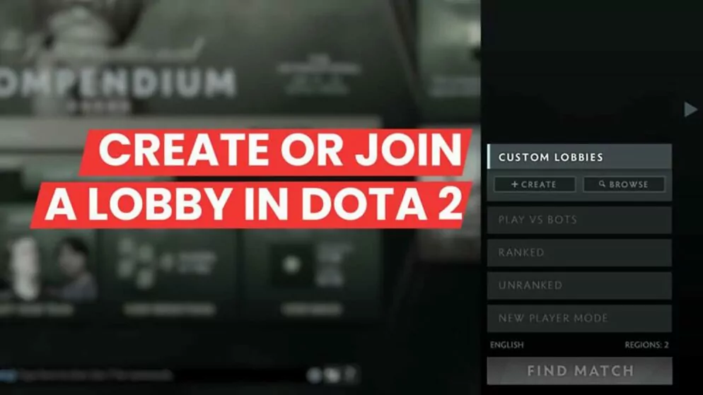 Dota 2: How to Create a Lobby