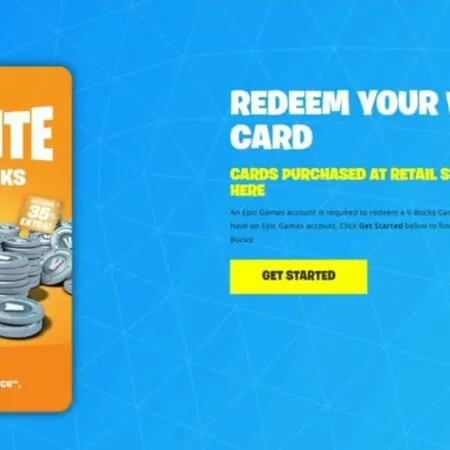 Fortnite: How to Redeem Gift Card V-Bucks