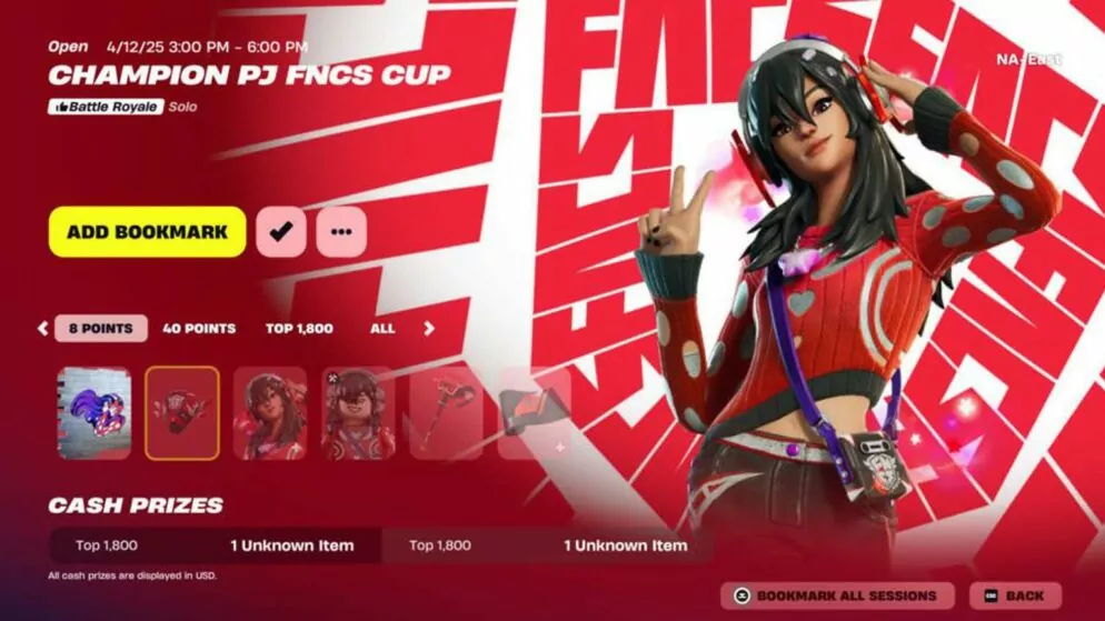 FNCS Skin Cup Chapter 6 Season 2